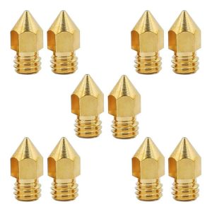 0.4mm 3d Printing Nozzle 3d Printer Accessories Mk8 Brass Nozzle