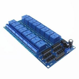 5v 16 Channel Relay Module With Optocoupler Lm2576 Power Supply
