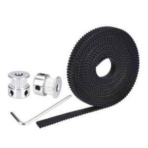 20 Teeth 8mm Gt2 Pulley With 2 Meter Timing Belt For Cnc 3d Printers