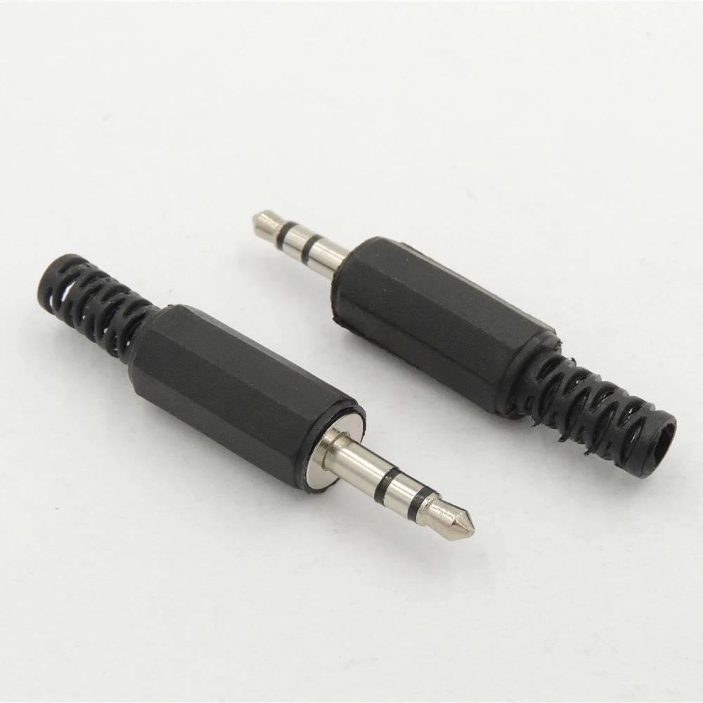 3.5mm Stereo Male Plug Jack Diy Solder Headphones Audio Connector