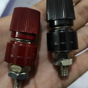 555 Black Red Terminal M8 Blocks Power Supply Terminals Welding Machine Inverter Post Connector