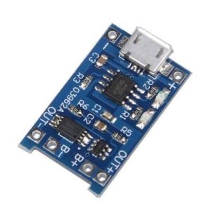 Tp4056 1a Li-ion Battery Charging Board Micro Usb With Current Protection Bms