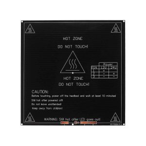 MK3 Heatbed Heated Bed Heat Bed 214x214x3mm Aluminum PCB Board Heat Bed 12V/24V Dual Power for RepRap 3D Printer