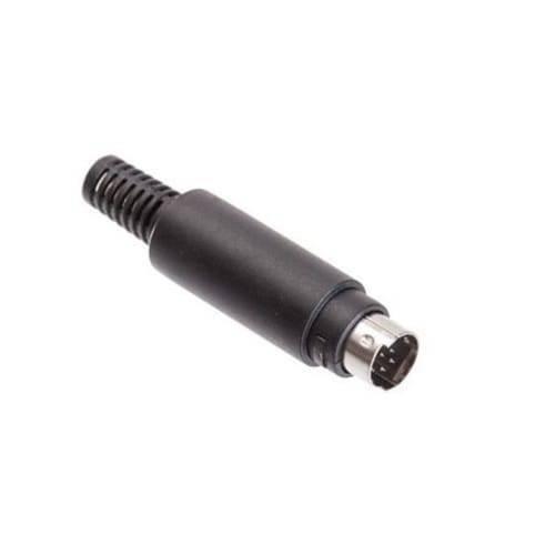 Mini Din Male Solder 8 Pin Connector