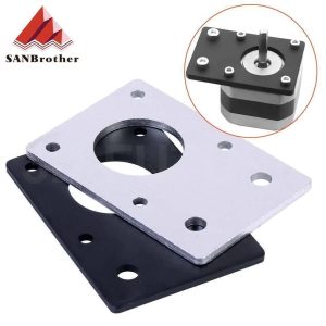 Nema 17 42mm Stepper Motor Mount Flat Bracket Alloy Plate Cnc 3d Printer Parts