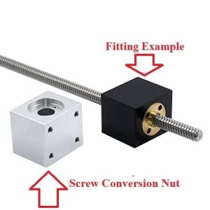 Nut Housing Bracket For 8mm T8 Trapezoidal Lead Screw Conversion Nut Seat Aluminum Block 15 3d Printing Parts