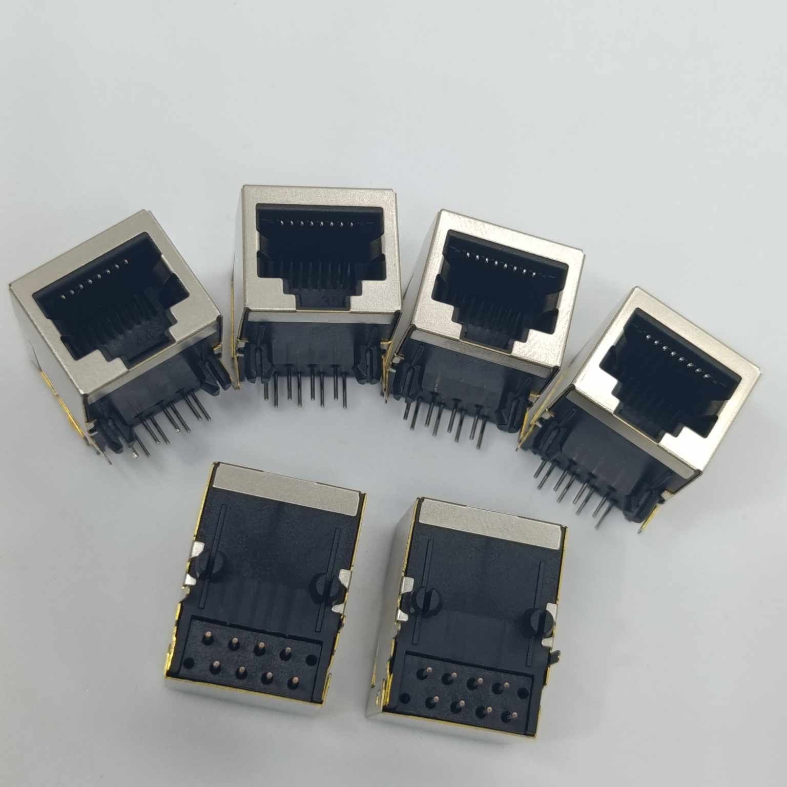 Pcb Mount Rj45 Ethernet Connector