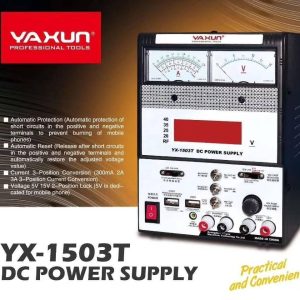 Variable Power Supply For Mobile Repairing YX1503T 15V 3A MULTI FUNCTION