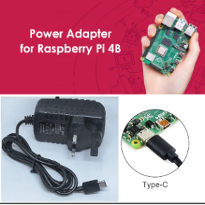 Usb Type c Cable 5v 3a Power Supply Adapter Uk For Raspberry Pi 4b