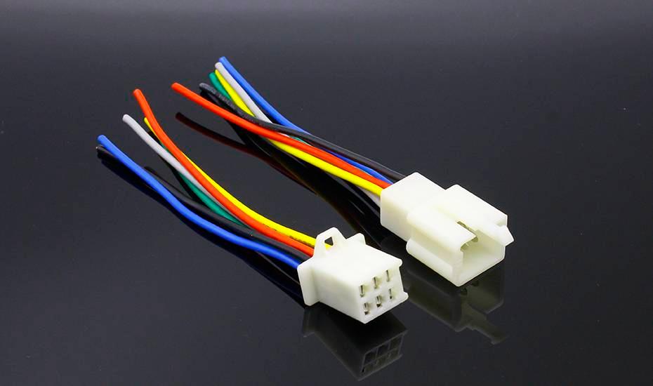 1 Kit 6 Pin Way Electrical Wire Connector Plug Set auto connectors with cable