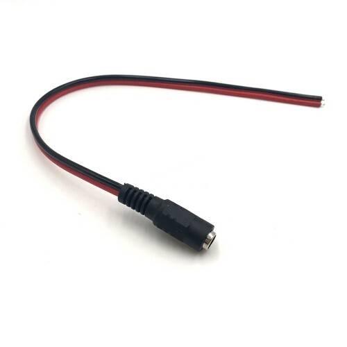 12v Dc Female Connector Power Cable Wire Dc Jack Female