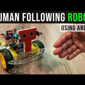 Arduino Human Following Robot (Unassembled Only Parts)