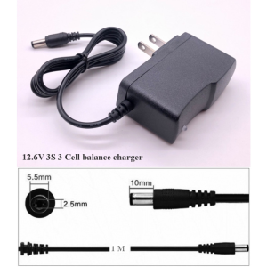 12.6V 1A 3S 3 Cell Battery Balance Charger Lithium 18650 3 Cell Charger