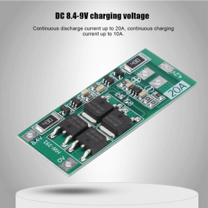HW-391 20A 2S BMS 8.4-9V Lithium Battery Protection Board Balanced Version