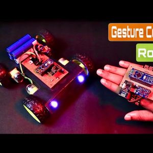 Arduino Gesture Control Robot Just Component